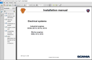 Scania DC09 DC13 DC16 OC16 DI09 DI13 DI16 Electrical System Installation Manual - PDF DOWNLOAD