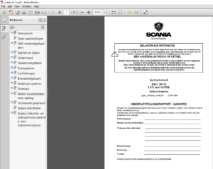 Scania DC12 en DI12 industriemotoren met EMS S6PDE inspuitsystemen - PDF DOWNLOAD