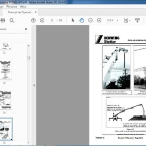 Schwing BP2000 HDR Manual de Operacion - PDF DOWNLOAD