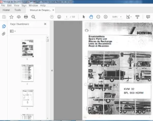 Schwing BPL900 Manual de Despiece - PDF DOWNLOAD
