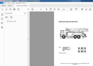 Schwing S32X S34X Instrucciones De Servicio Manual - PDF DOWNLOAD