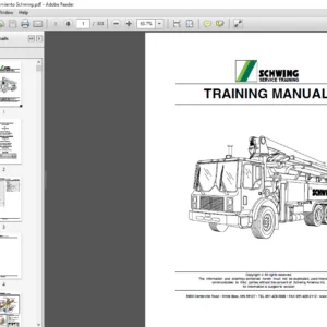 Schwing Service Training Manual - PDF DOWNLOAD