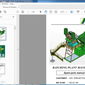 Schwing Stetter M2.25 Batching Plant Manual - PDF DOWNLOAD