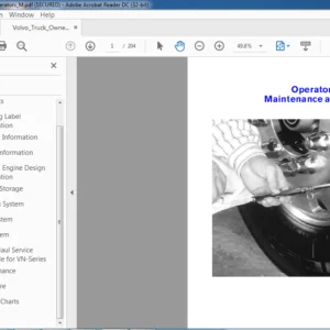 Volvo Engine Operator's & Maintenance Manual - PDF DOWNLOAD
