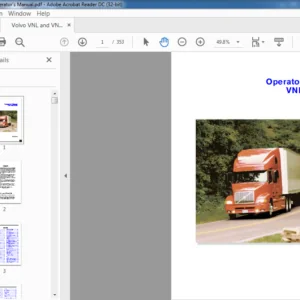 Volvo VNL and VNM Operator's Manual -  PDF DOWNLOAD