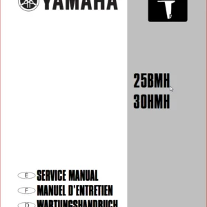 Yamaha 25BMH 30HMH Service Manual - PDF DOWNLOAD