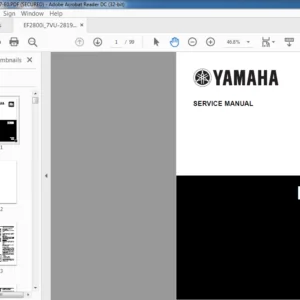 Yamaha EF2800i Service Repair Manual - PDF DOWNLOAD