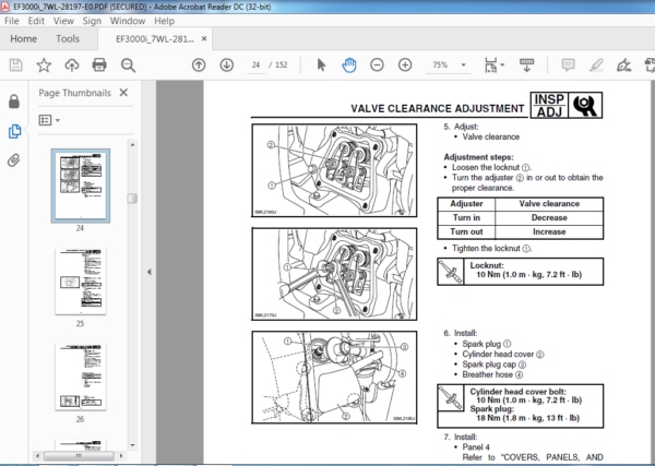 Yamaha EF3000iSE Service Repair Manual - PDF DOWNLOAD - HeyDownloads ...