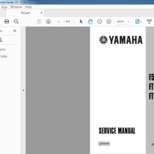 Yamaha F50A FT50B FT50C Outboard Service Manual - PDF DOWNLOAD