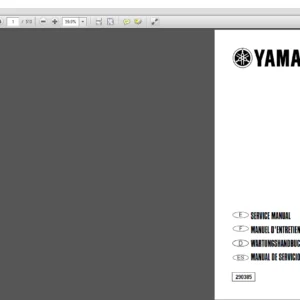 Yamaha F6AMH F6BMH F8CMH F8CW Service Repair Manual - PDF DOWNLOAD