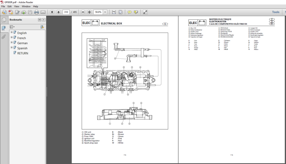 Yamaha GP800R Waverunner Service Manual - PDF DOWNLOAD - HeyDownloads ...