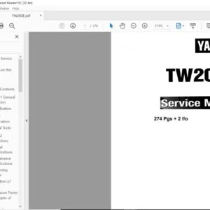 Yamaha TW200E Service Manual - PDF DOWNLOAD