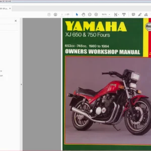 Yamaha XJ650 & 750 Fours Owners Workshop Manual - PDF DOWNLOAD