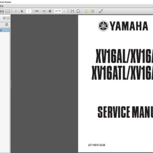 Yamaha XV16AL XV16ALC XV16ATL XV16ATLC Service Manual - PDF DOWNLOAD