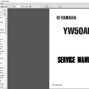Yamaha YW50AP Service Repair Manual - PDF DOWNLOAD