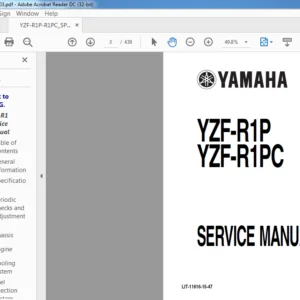 Yamaha YZF-R1P YZF-R1PC Service Manual - PDF DOWNLOAD