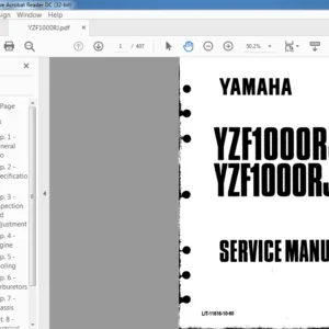Yamaha YZF1000RJ YZF1000RJC Service Manual - PDF DOWNLOAD