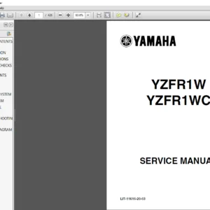Yamaha YZFR1W YZFR1WC Service Repair Manual - PDF DOWNLOAD