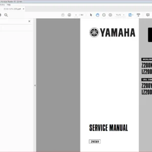 Yamaha Z200N LZ200N Z200Y LZ200Y Service Manual - PDF DOWNLOAD
