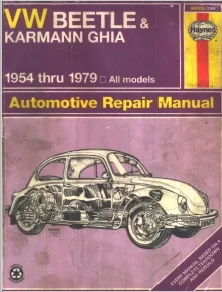 1954-1979 Volkswagen Beetle & Karmann Ghia Service Manual - PDF DOWNLOAD