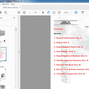 2003 ARCTIC CAT SNOWMOBILES SERVICE MANUAL - PDF DOWNLOAD