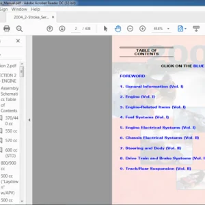 2004 ARCTIC CAT SNOWMOBILE SERVICE MANUAL - PDF DOWNLOAD