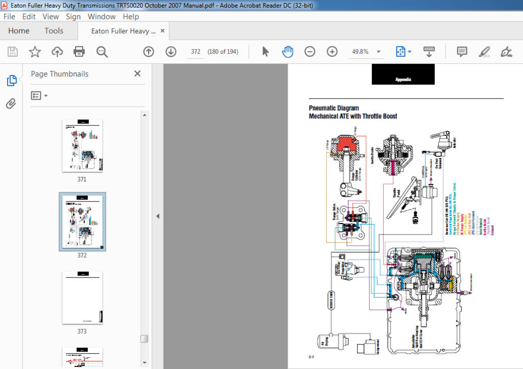 2007 Eaton Fuller Heavy Duty Transmissions TRTS0020 Service Manual ...