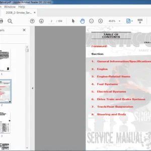 2008 ARCTIC CAT 2- STROKE SNOWMOBILES SERVICE MANUAL - PDF DOWNLOAD