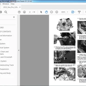 2012 ARCTIC CAT SNO PRO 120 SNOWMOBILE SERVICE MANUAL - PDF DOWNLOAD