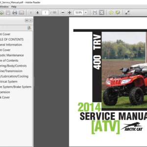 2014 Arctic Cat 400 TRV ATV Service Manual - PDF DOWNLOAD