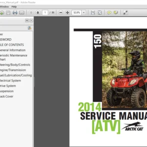 2014 Arctic cat 150 ATV service Manual - PDF DOWNLOAD