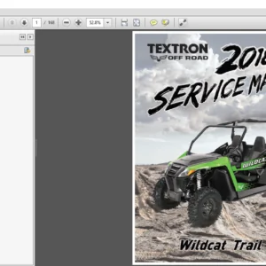 2018 Textron Off Road Wildcat Trail Service Manual - PDF DOWNLOAD