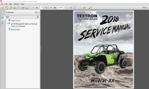 2018 Textron Off Road Wildcat XX Service Manual - PDF DOWNLOAD