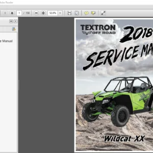 2018 Textron Off Road Wildcat XX Service Manual - PDF DOWNLOAD