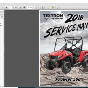 2018 Textron off Road Prowler 500 Service Manual - PDF DOWNLOAD
