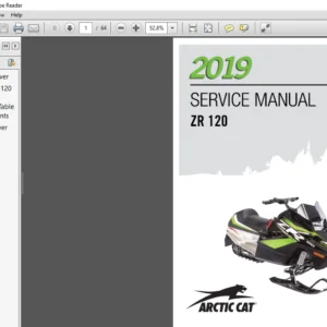 2019 Arctic Cat ZR 120 Service Manual  - PDF DOWNLOAD