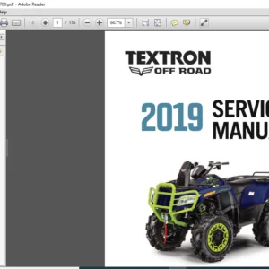 2019 Textron Off Alterra TBX Mud Pro 700 Service Manual - PDF DOWNLOAD