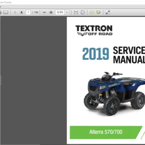 2019 Textron Off Road Alterra 570 700 Service Manual - PDF DOWNLOAD