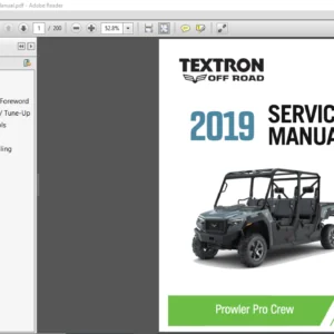 2019 Textron Off Road Prowler Pro Crew Service Manual - PDF DOWNLOAD