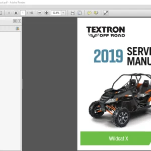 2019 Textron Off Road Wildcat Service Manual - PDF DOWNLOAD
