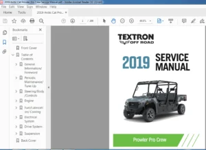 2019 Textron off Road prowler pro Crew Service Manual - PDF DOWNLOAD