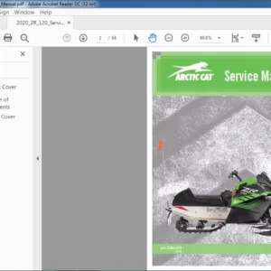 2020 ARCTIC CAT ZR 120 SERVICE MANUAL - PDF DOWNLOAD