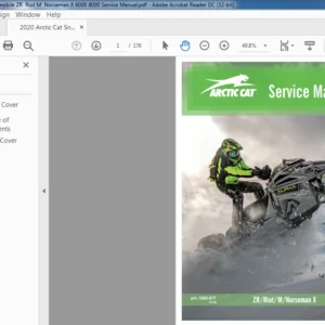 2020 ARCTIC CAT ZR RIOT M NORSEMAN X 6000 8000 SERVICE MANUAL - PDF DOWNLOAD
