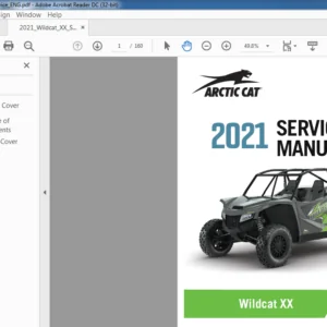 2021 ARCTIC CAT WILDCAT XX SERVICE MANUAL - PDF DOWNLOAD