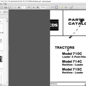 ALLIS CHALMERS CDS 710C 714C 715C BACKHOE SN 3301 TO 7217 PARTS MANUAL - PDF DOWNLOAD