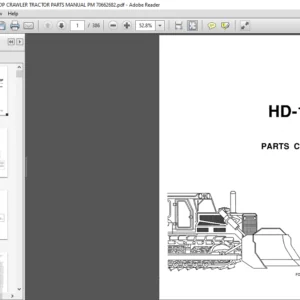ALLIS CHALMERS HD16DP CRAWLER TRACTOR PARTS MANUAL PM 70662682  - PDF DOWNLOAD