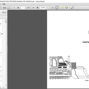 ALLIS CHALMERS HD9 CRAWLER TRACTOR PARTS MANUAL PM 70626016 - PDF DOWNLOAD