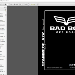 BADBOY 657203-D STAMPADE XTR SERVICE MANUAL (GASOLINE) - PDF DOWNLOAD