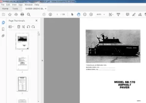 BARBER GREENE SB170 ASPHALT PAVER PARTS MANUAL - PDF DOWNLOAD
