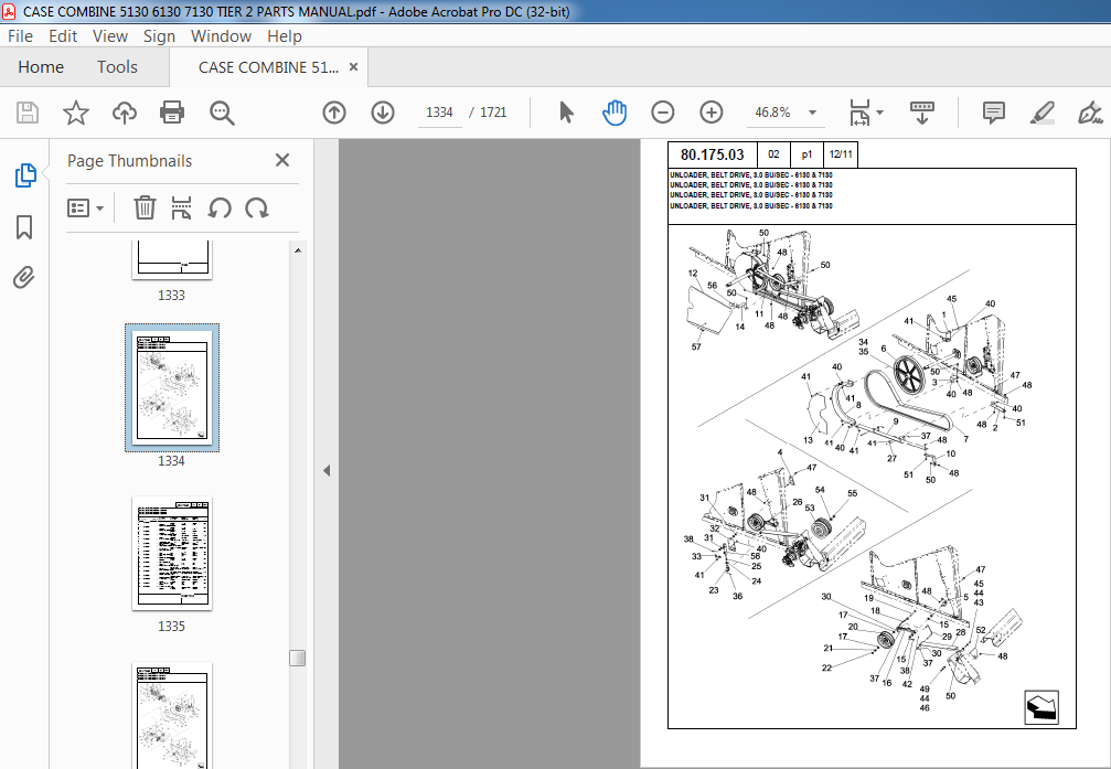 CASE VA SERIES TRACTOR PARTS MANUAL - PDF DOWNLOAD - HeyDownloads ...